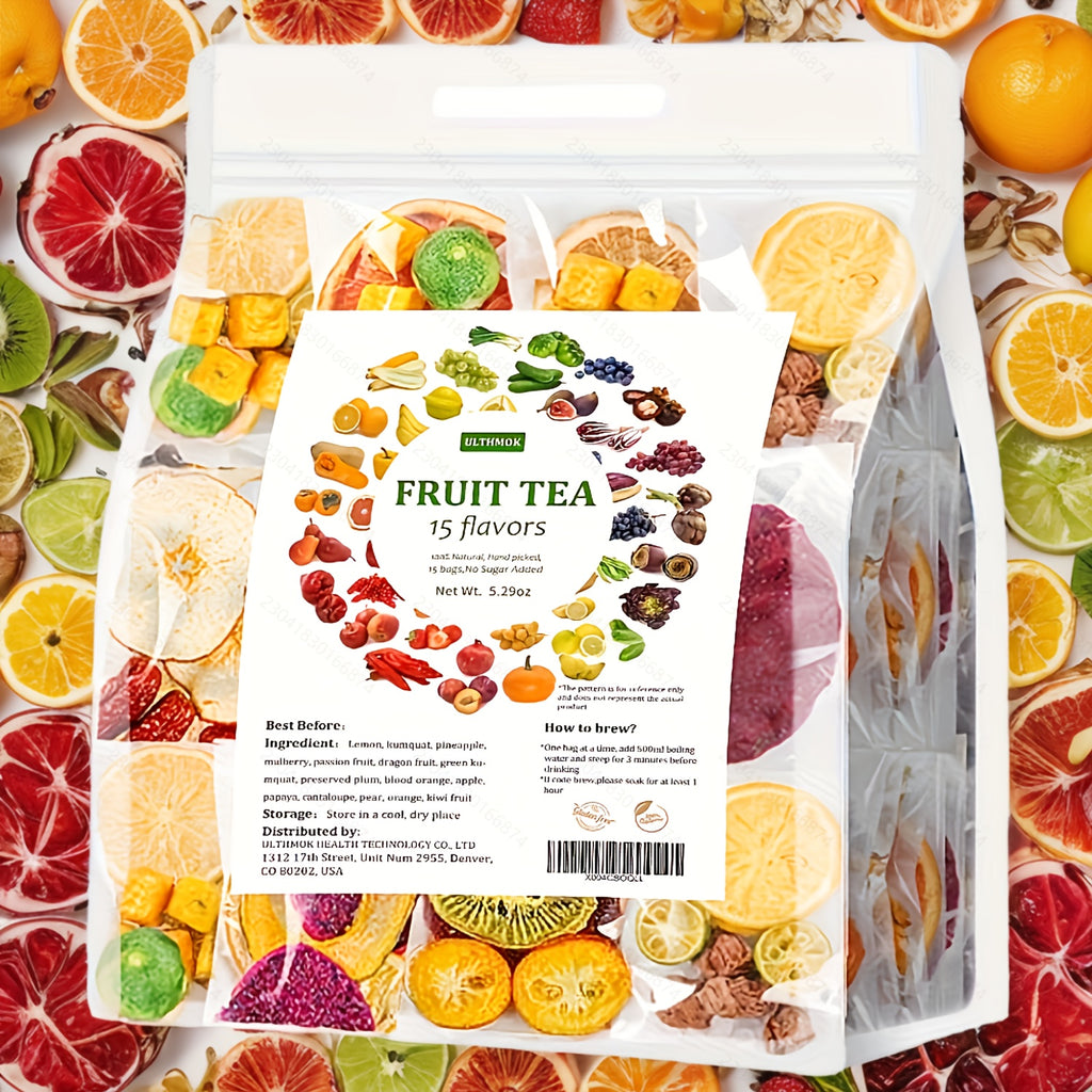 High-quality Fruit Flavored Fruit Teas, 5.3 Ounces/150 Grams, With 15 Different Flavors