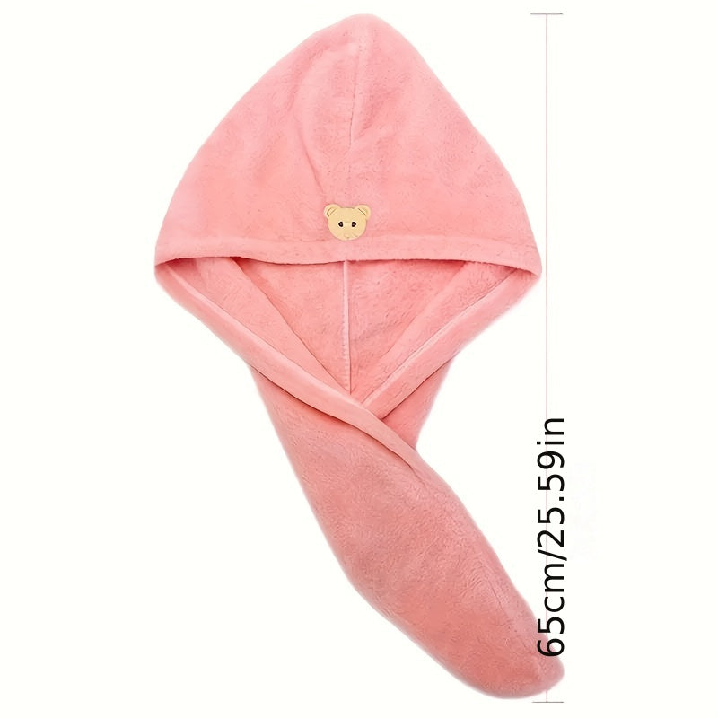 Microfiber Hair Towel Quick Drying Hair Wrap Towel