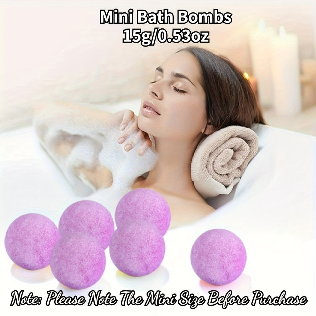 20 Pcs Luxurious Lavender Bath Salt Bombs
