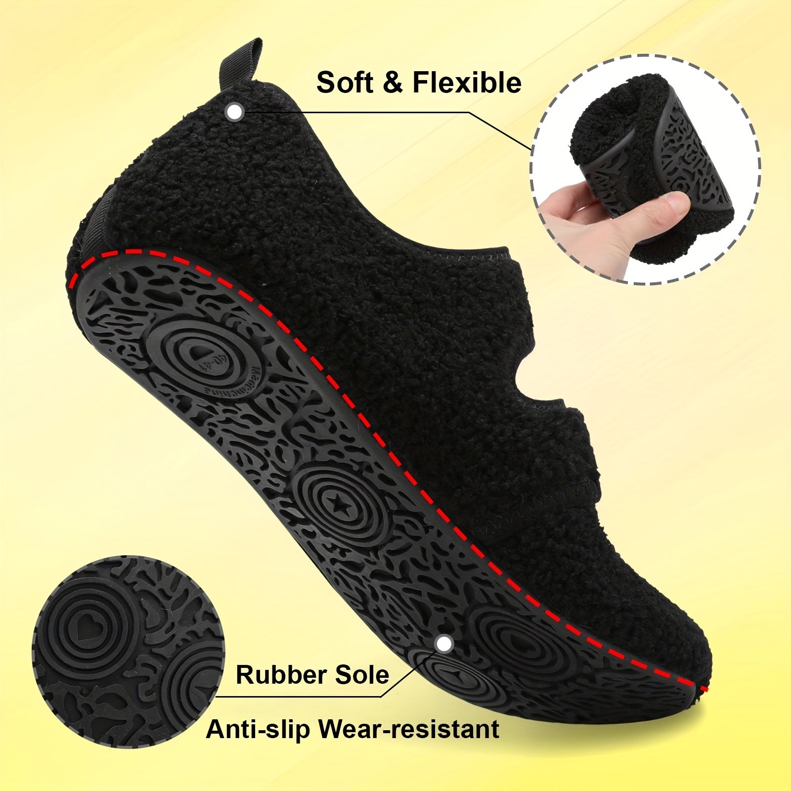 Cozy Wide Fit Slippers for Women