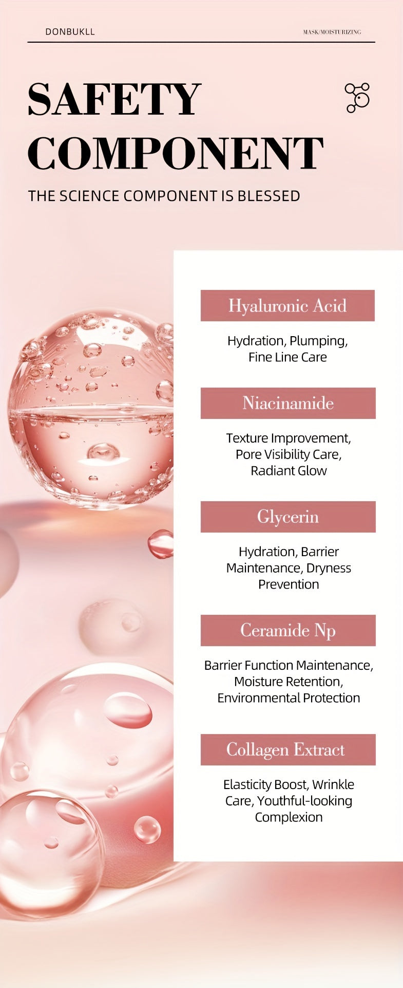 DONBUKLL Collagen Overnight Wrapping Peel Off Facial Mask Pack