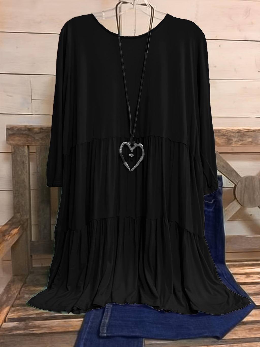 Plus Size Women's Chic Smock Dress
