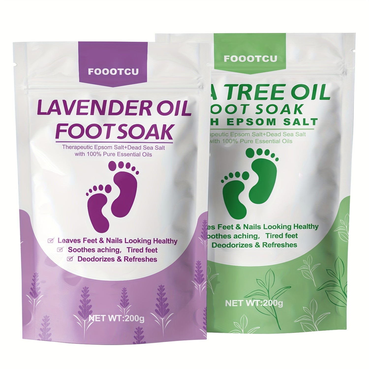 Luxurious Foot Soak Salts - Salts & Soaks for Exfoliating, Relaxation, and Softening