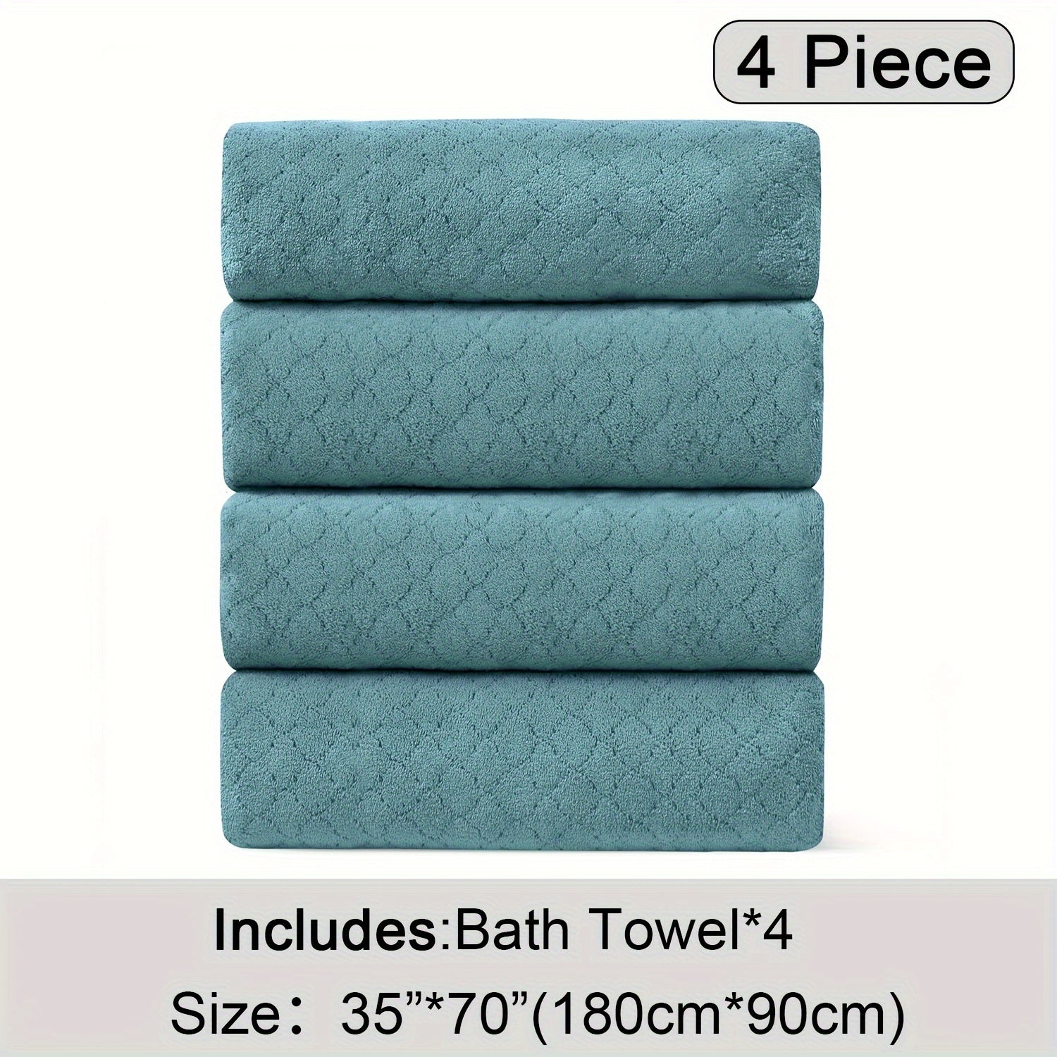 Extra Large Bath Towel Microfiber Set