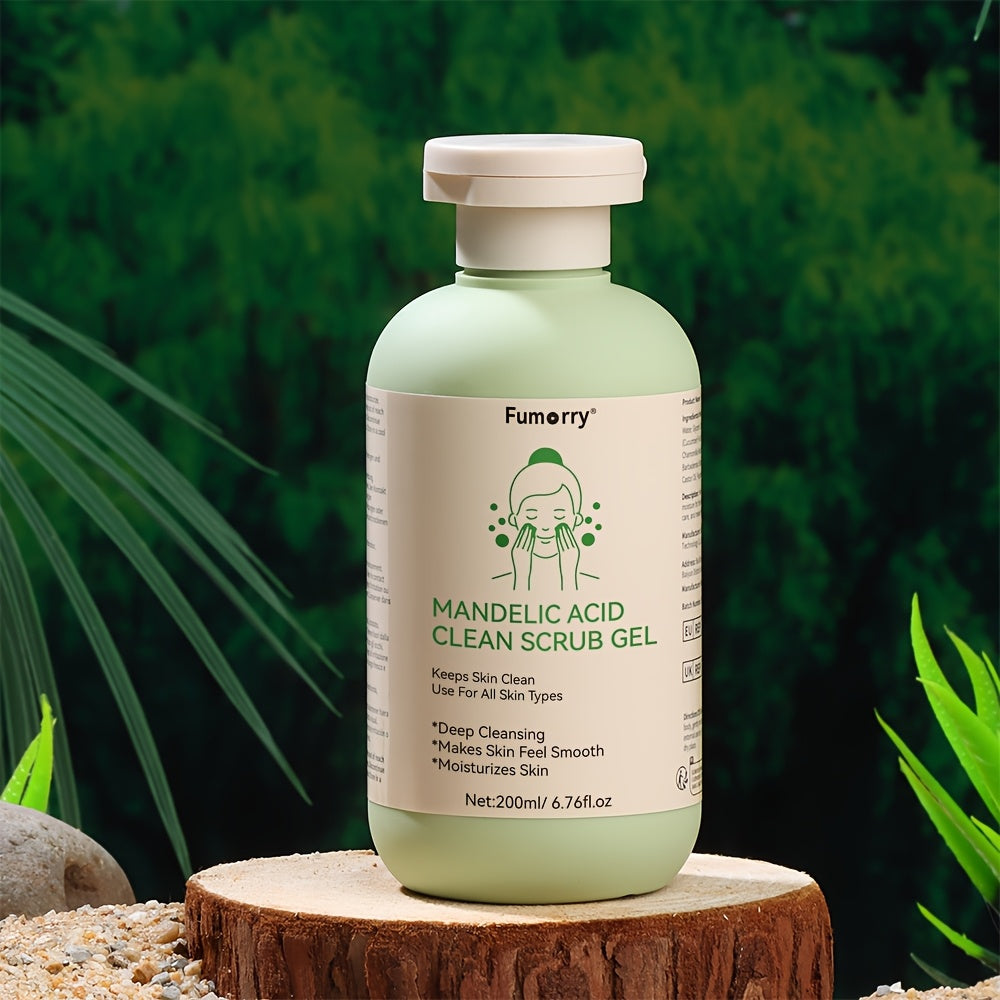 Deep Cleansing Exfoliating Gel - 6.76oz, with Mandelic Acid - Aloe & Rose Extract