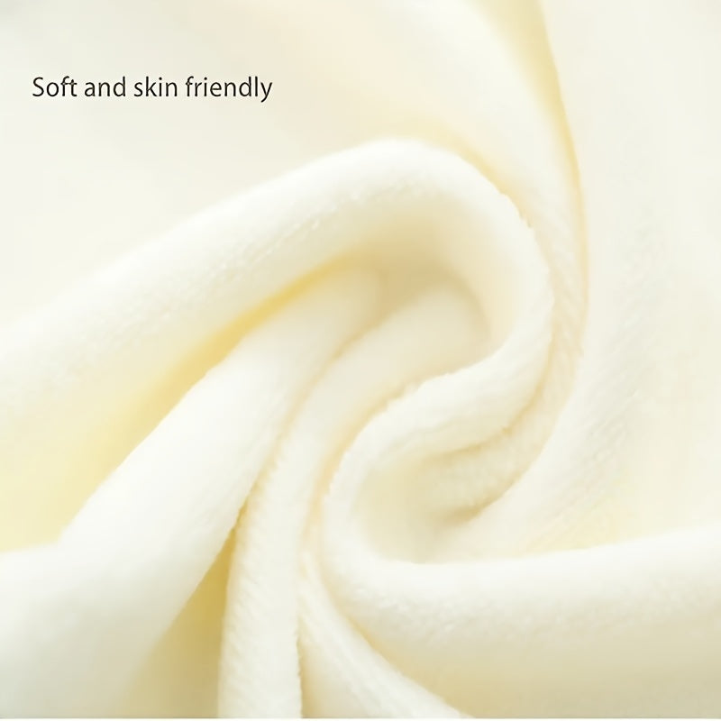 4pcs Floral Embroidered Towel Set, Ultra-Fine Fiber Towels
