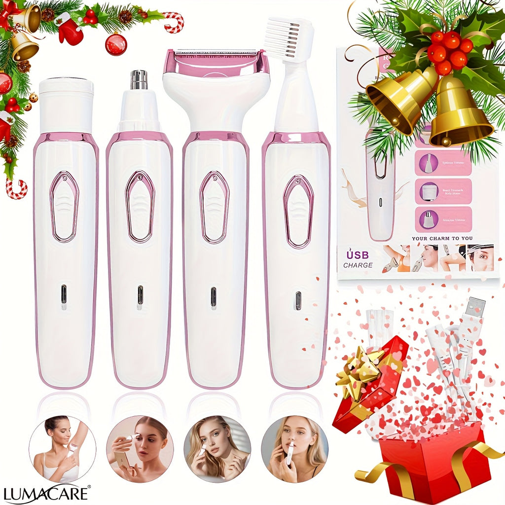 4in1 Women's Electric Hair Remover Multifunctional Women's Electric Shaver Trimmer