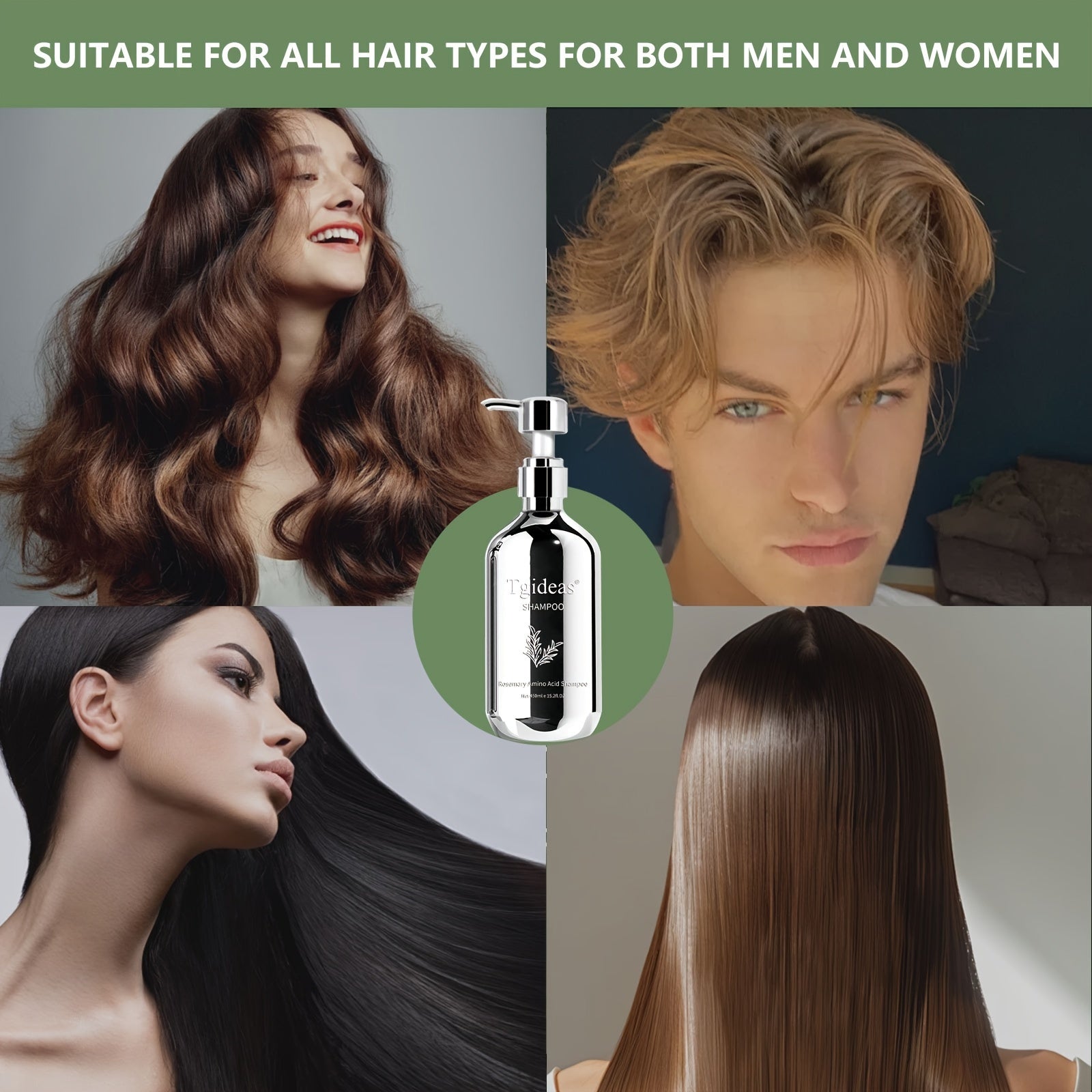 Tgideas Tea Tree Oil Shampoo & Conditioner- Hydrating & Moisturizing for Dry Hair