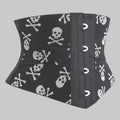 Gothic Skull Pattern Waist Trainer Trimmer Belt,