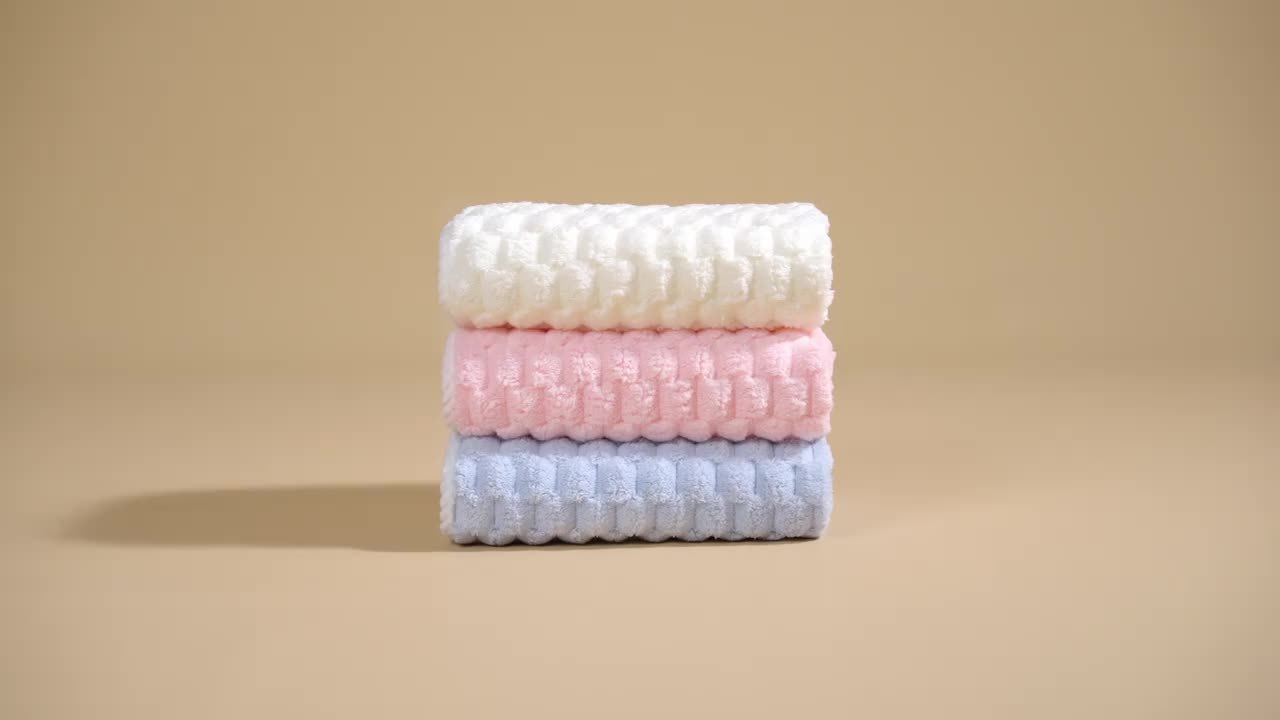 3-Piece Luxury Ultra-Soft Waffle Weave Towel Set