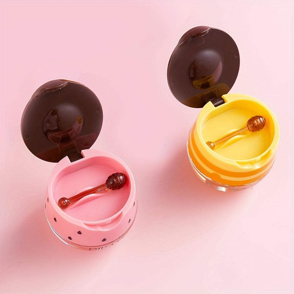 [Buy 1 Get 1 Free]2 Pack Bee Balm Lip Balm Honey Pot