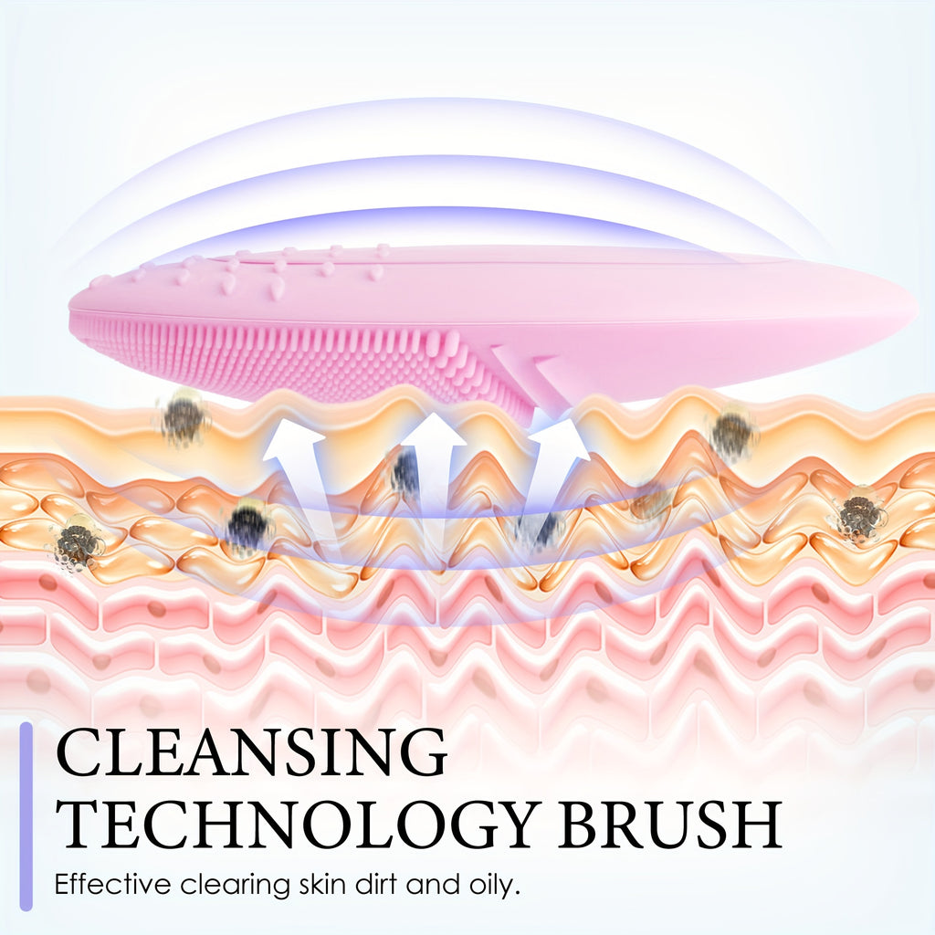 Facial Cleansing Brush, Skin care, Waterproof Face Brush for Deep Cleansing