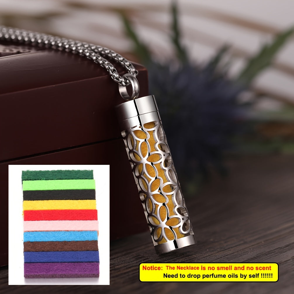 Stainless Steel Aromatherapy Necklace