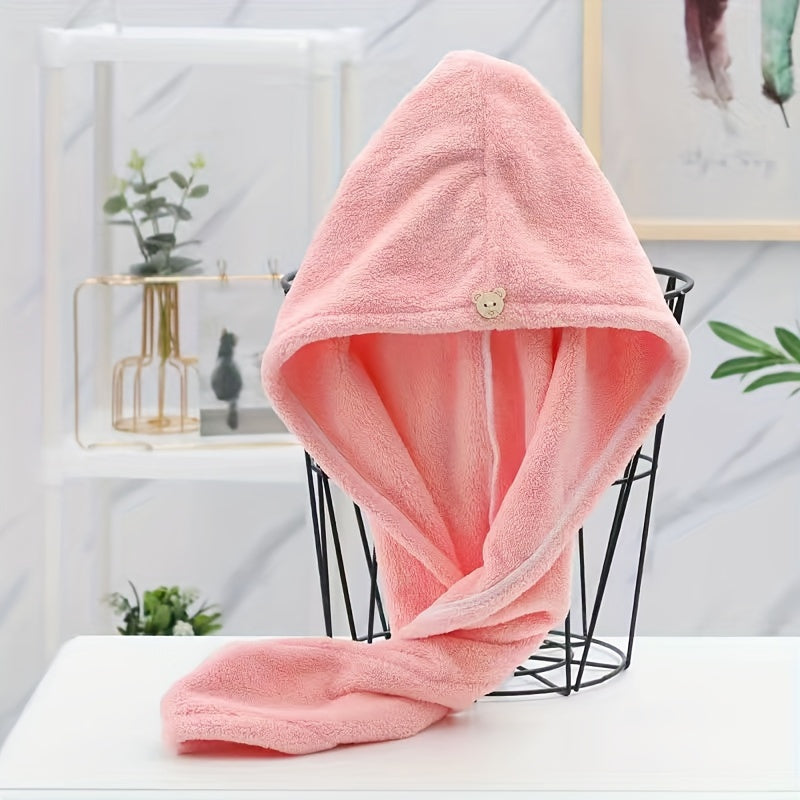Microfiber Hair Towel Quick Drying Hair Wrap Towel