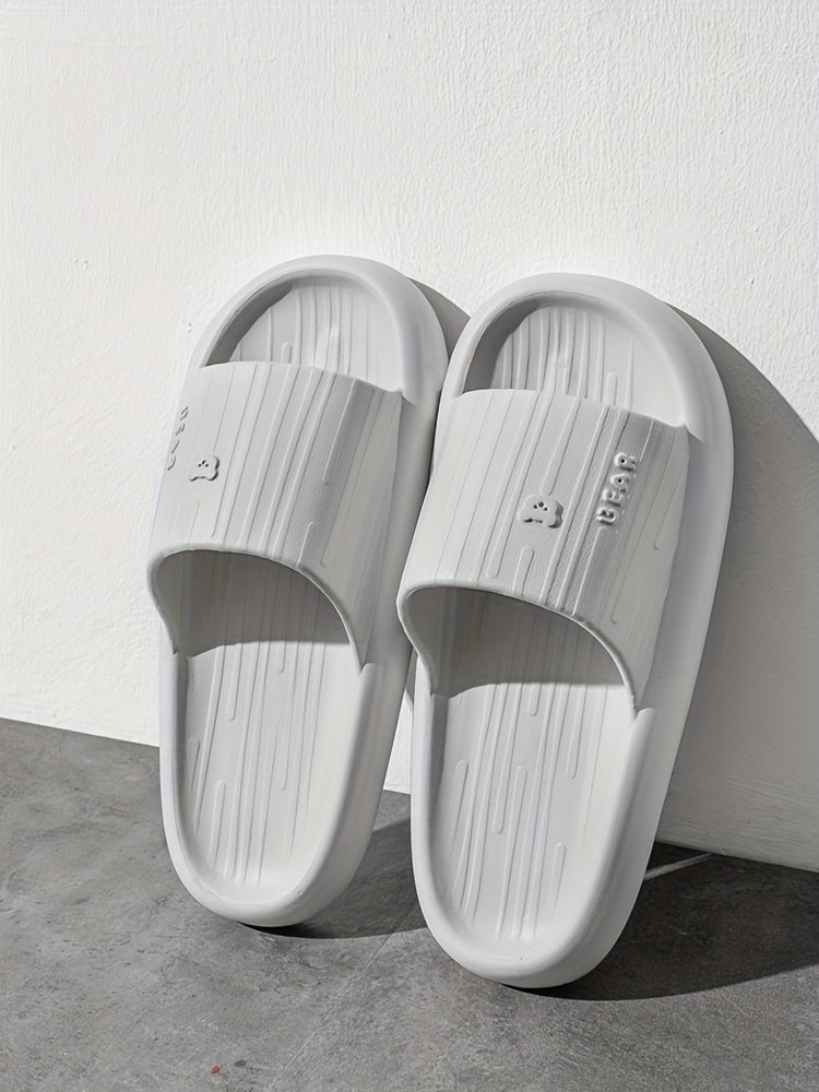 Men's Pillow Slides, Casual Non Slip EVA Slippers