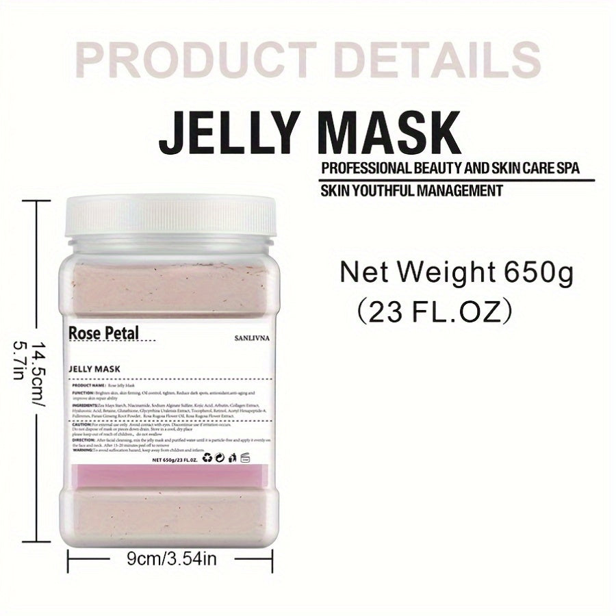 Rose Petal Jelly Facial Mask Powder