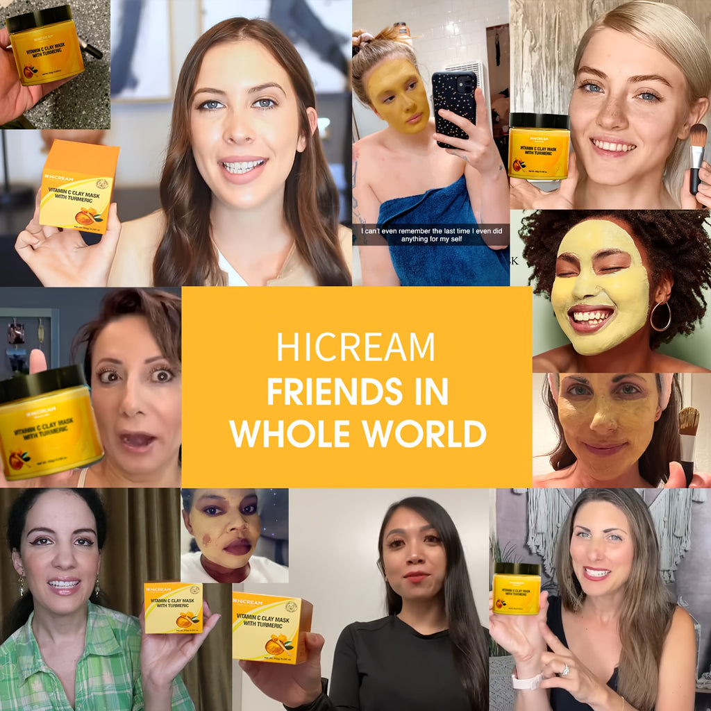Turmeric Vitamin C Clay Facial Mask 1pcs