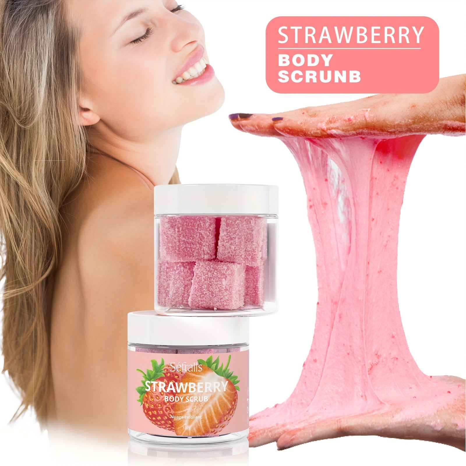Séfralls Strawberry Body Scrub 150g