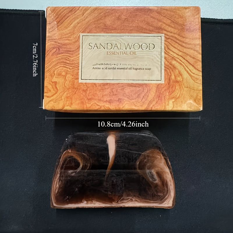 2pcs Agarwood & Sandalwood Essential Oil Soaps