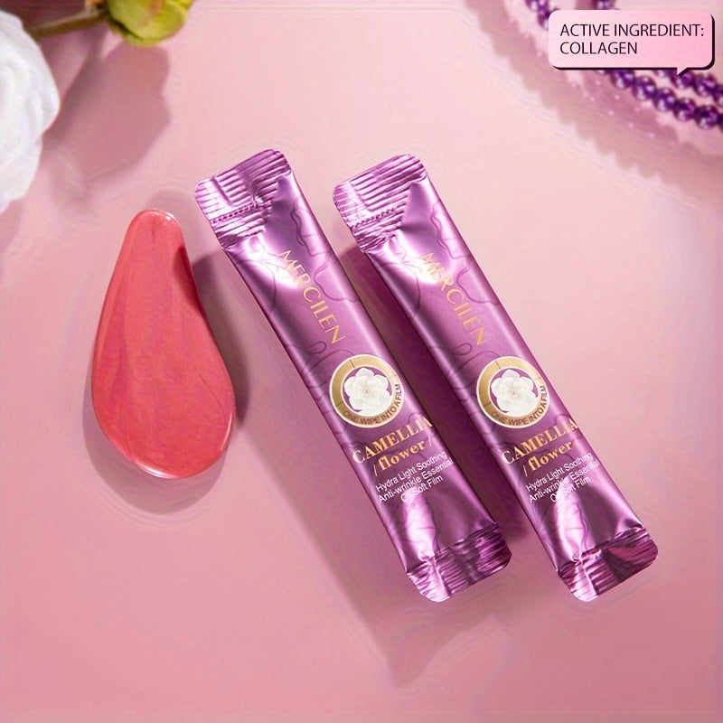 Camellia Collagen Facial Mask Hydrating, Firming, and Anti-Wrinkle