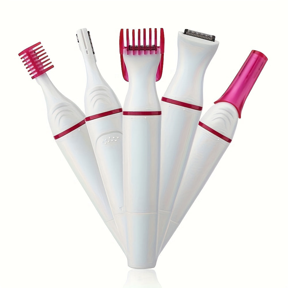 5 In 1 Electric Epilator Women Hair Removal Bikini Trimmer