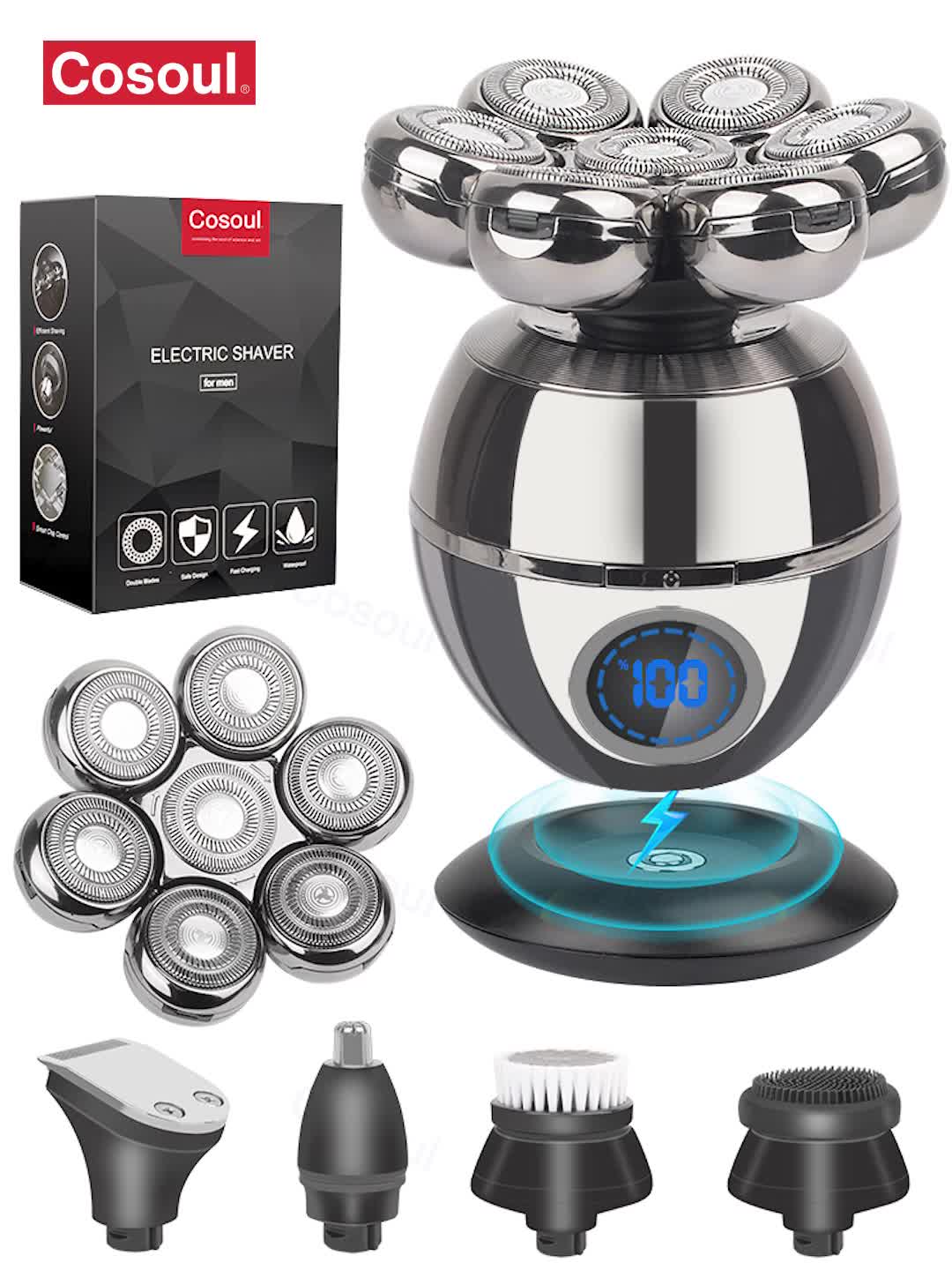 5-in-1 Electric Shaver for Men