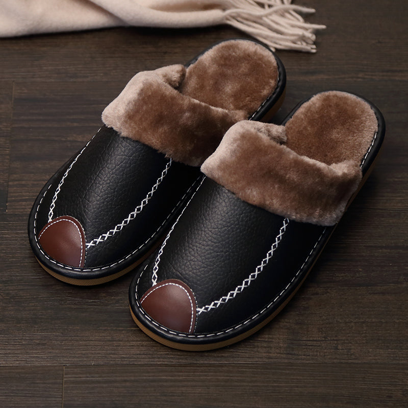 Men Slippers Black New