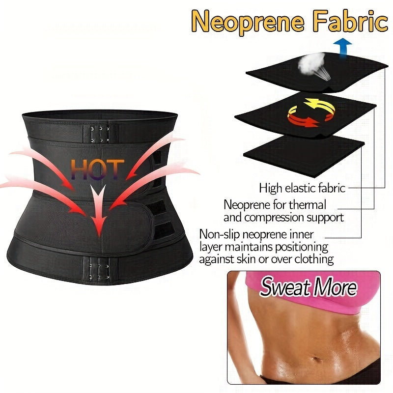 Neoprene Waist Trimmer For Women - Slimming Body Shaper, Sauna Sweat Trimmer