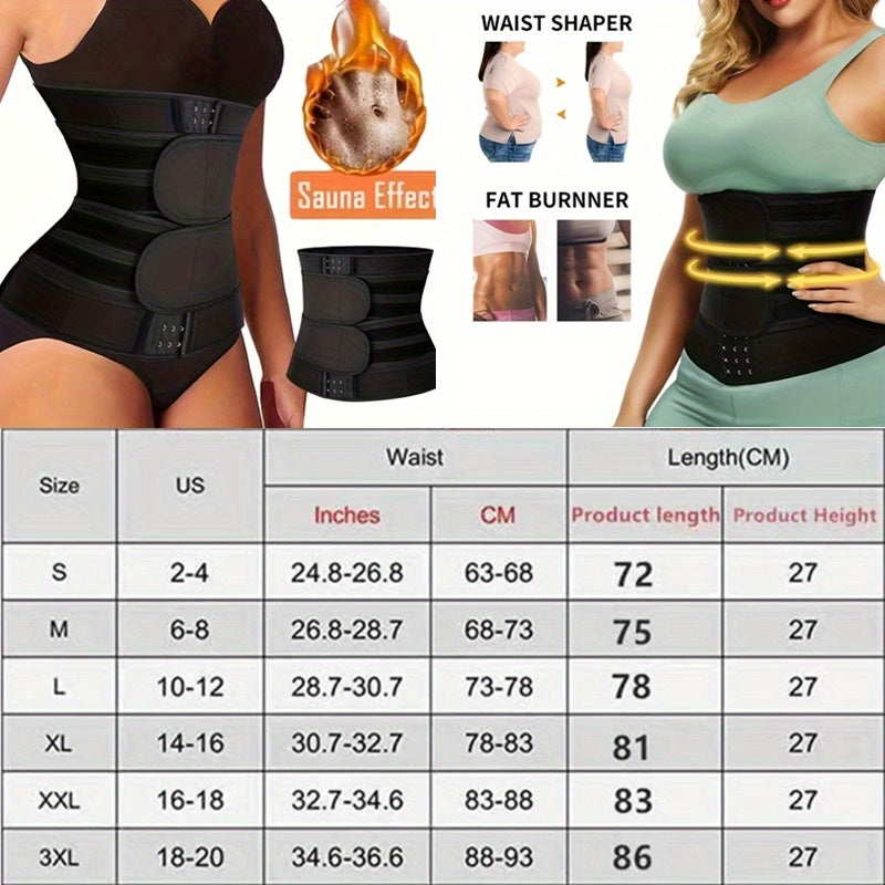 Neoprene Waist Trimmer For Women - Slimming Body Shaper, Sauna Sweat Trimmer