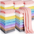20pcs Soft & Absorbent Solid Color Washcloths