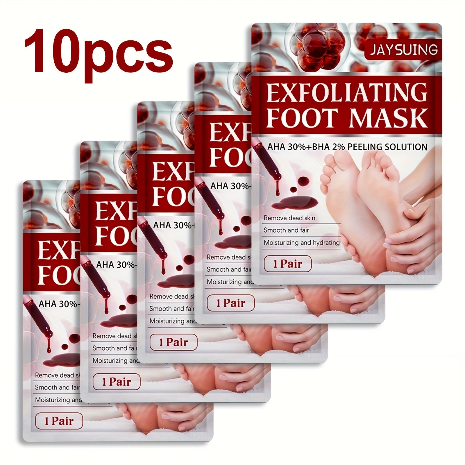 10pcs Exfoliating Foot Mask Set