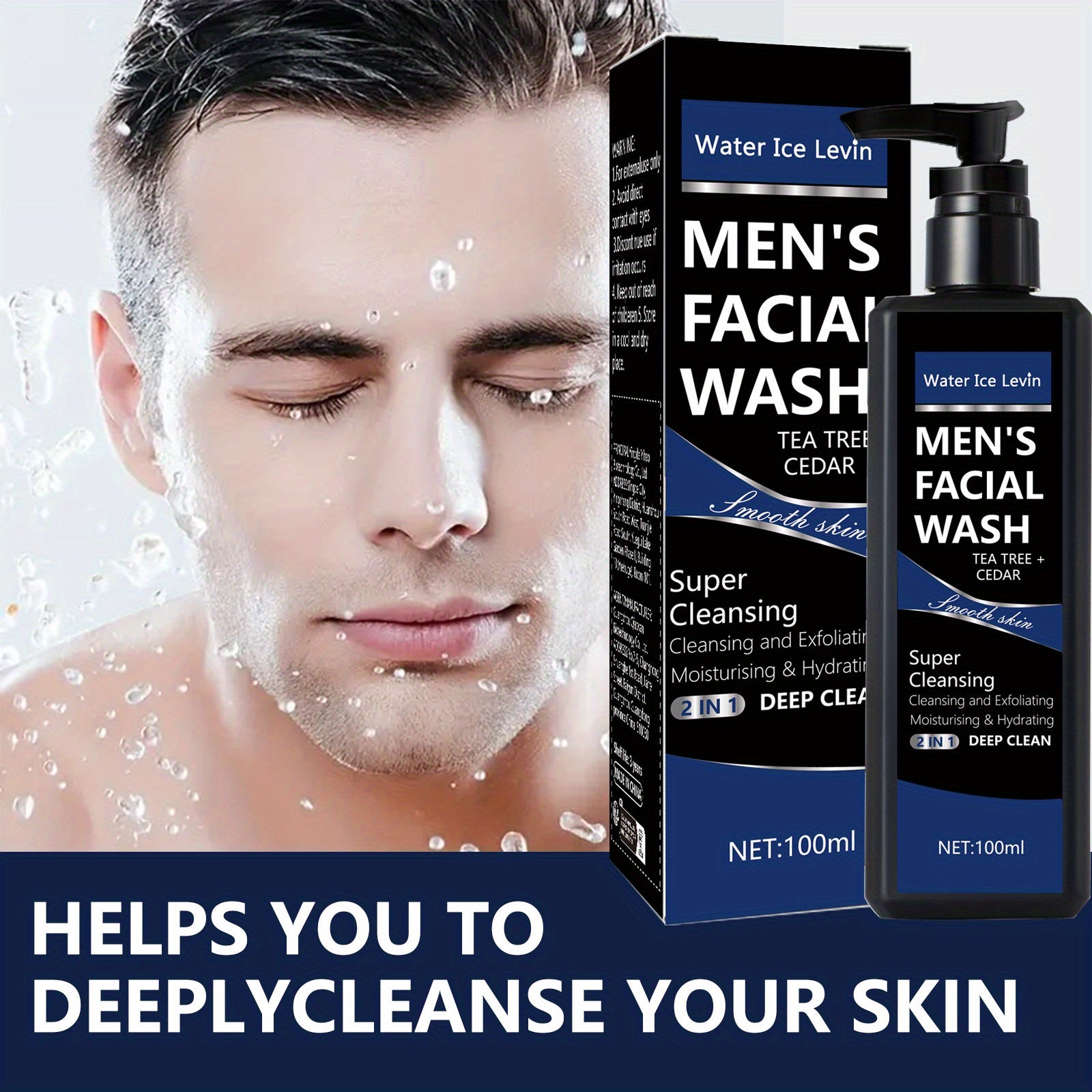 Tea Tree Men's Moisturizing Facial Cleanser