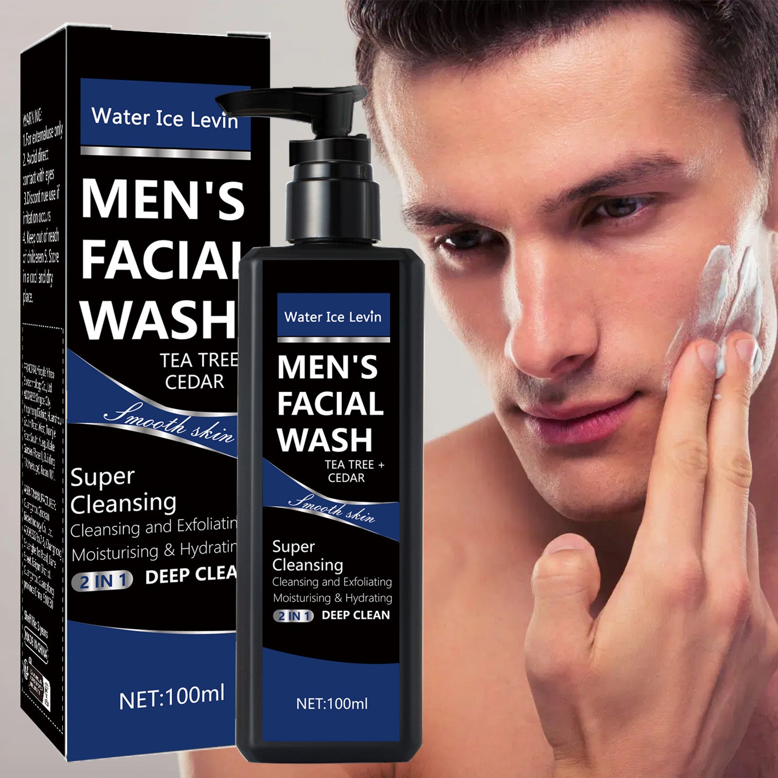 Tea Tree Men's Moisturizing Facial Cleanser