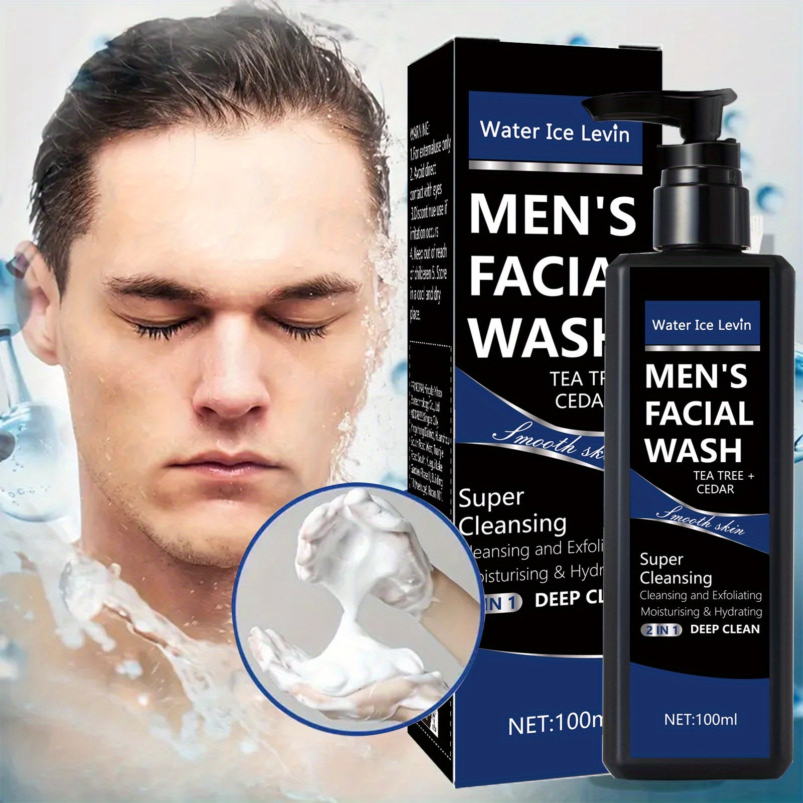 Tea Tree Men's Moisturizing Facial Cleanser
