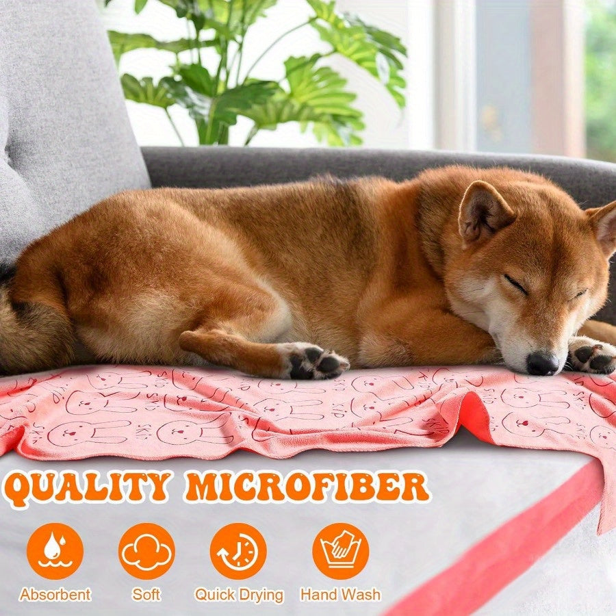 8pcs Dog Drying Towels