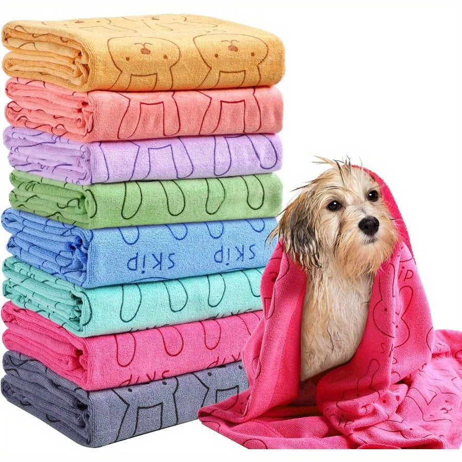 8pcs Dog Drying Towels