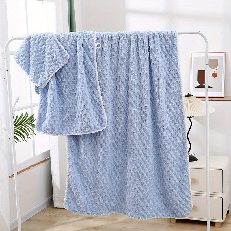 3-Piece Luxury Ultra-Soft Waffle Weave Towel Set