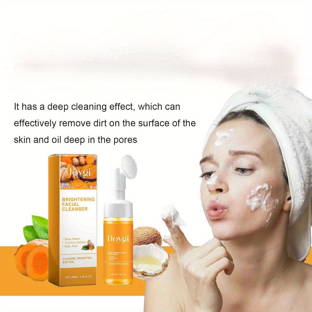 2pcs Turmeric Face Wash, Turmeric Clear Skin Liquid Soap