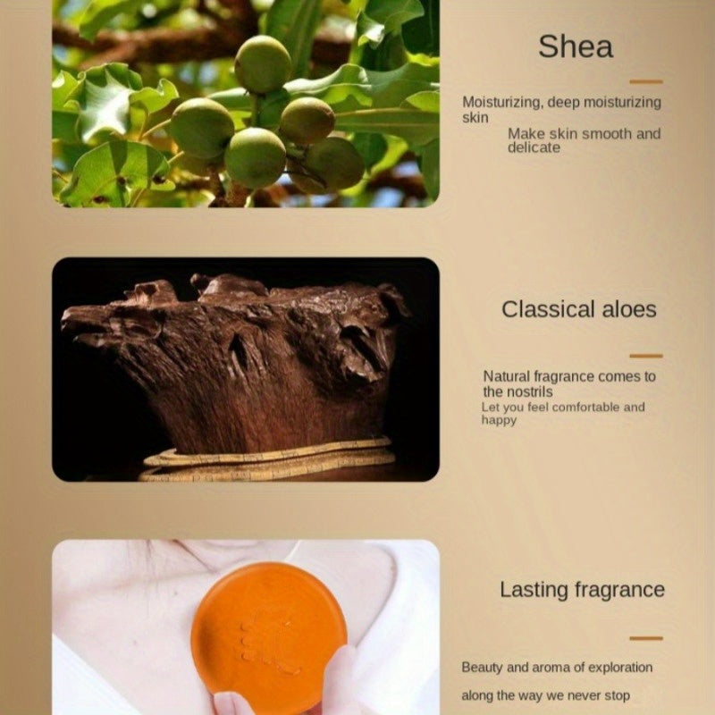 2pcs Agarwood & Sandalwood Essential Oil Soaps