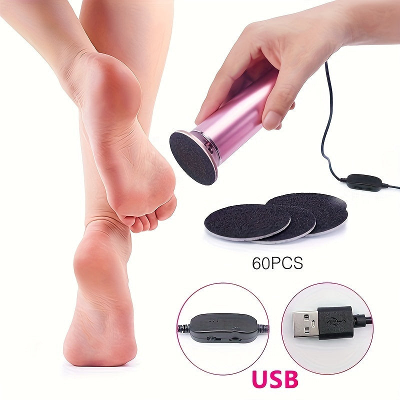 60-Piece Deluxe Sandpaper Electric Foot Grinder