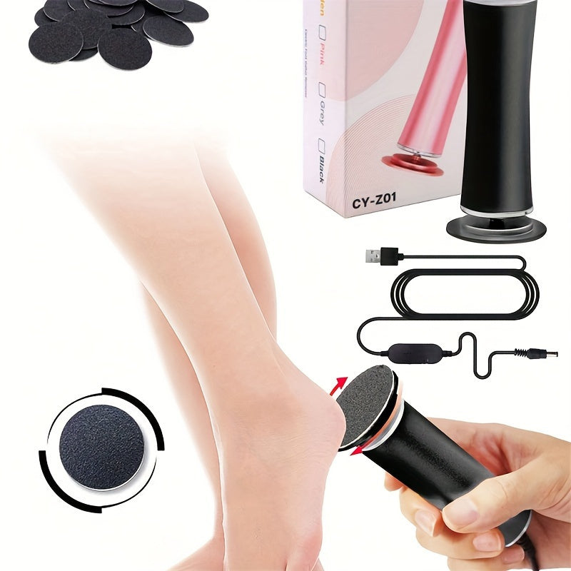 60-Piece Deluxe Sandpaper Electric Foot Grinder