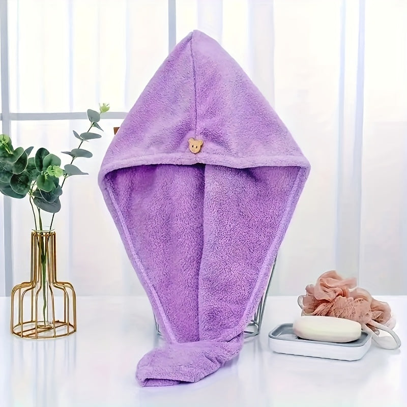 Microfiber Hair Towel Quick Drying Hair Wrap Towel