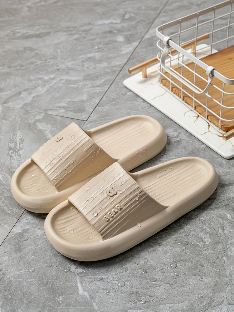 Men's Pillow Slides, Casual Non Slip EVA Slippers