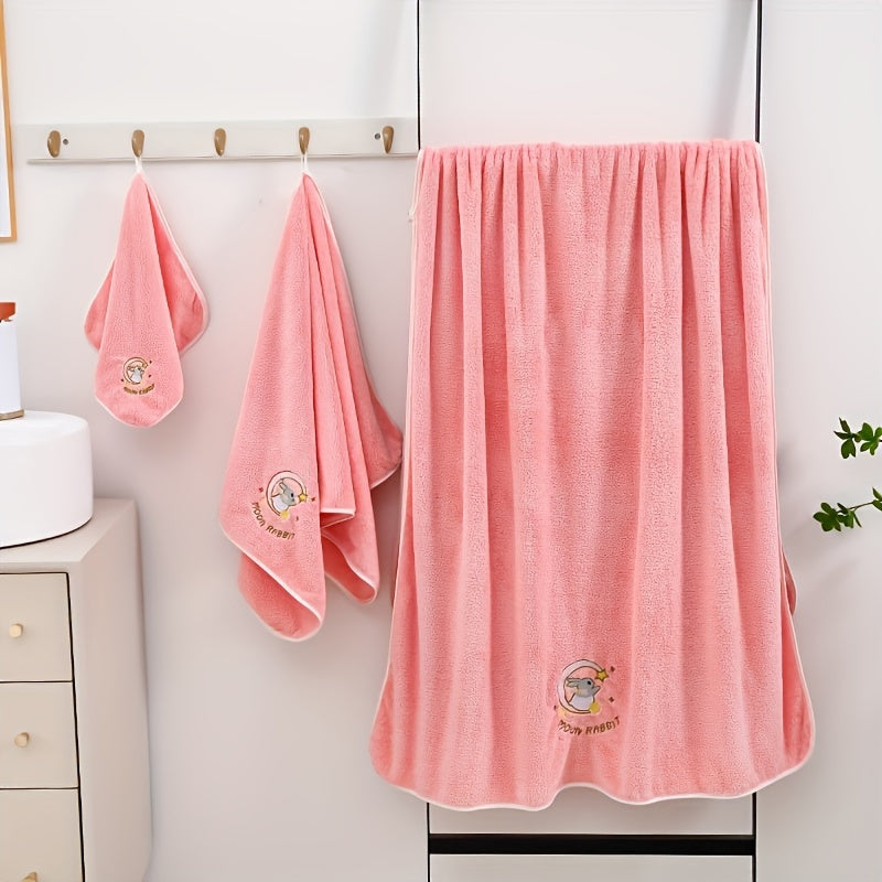 3-Piece Luxury Ultra-Soft Waffle Weave Towel Set