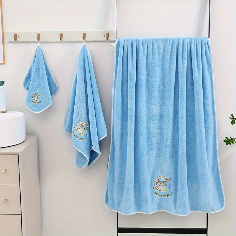 3-Piece Luxury Ultra-Soft Waffle Weave Towel Set