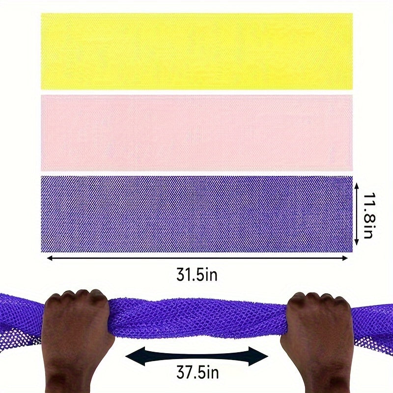 1pc Nylon & Polyester Bath Scrubber