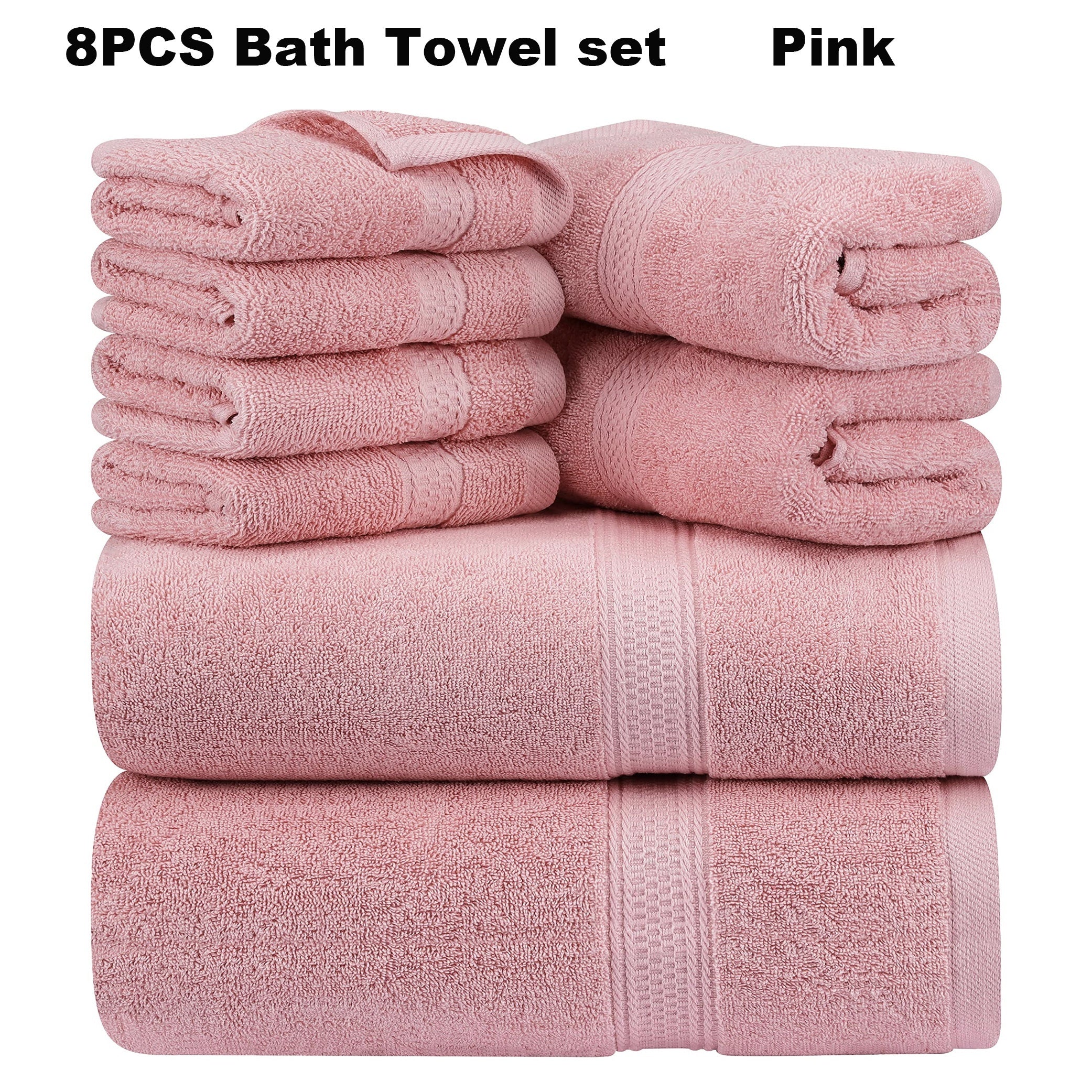 16pcs/8pcs Luxurious Soft Towel Set | 4 Bath Towels, 4 Hand Towels, 8 Washcloths