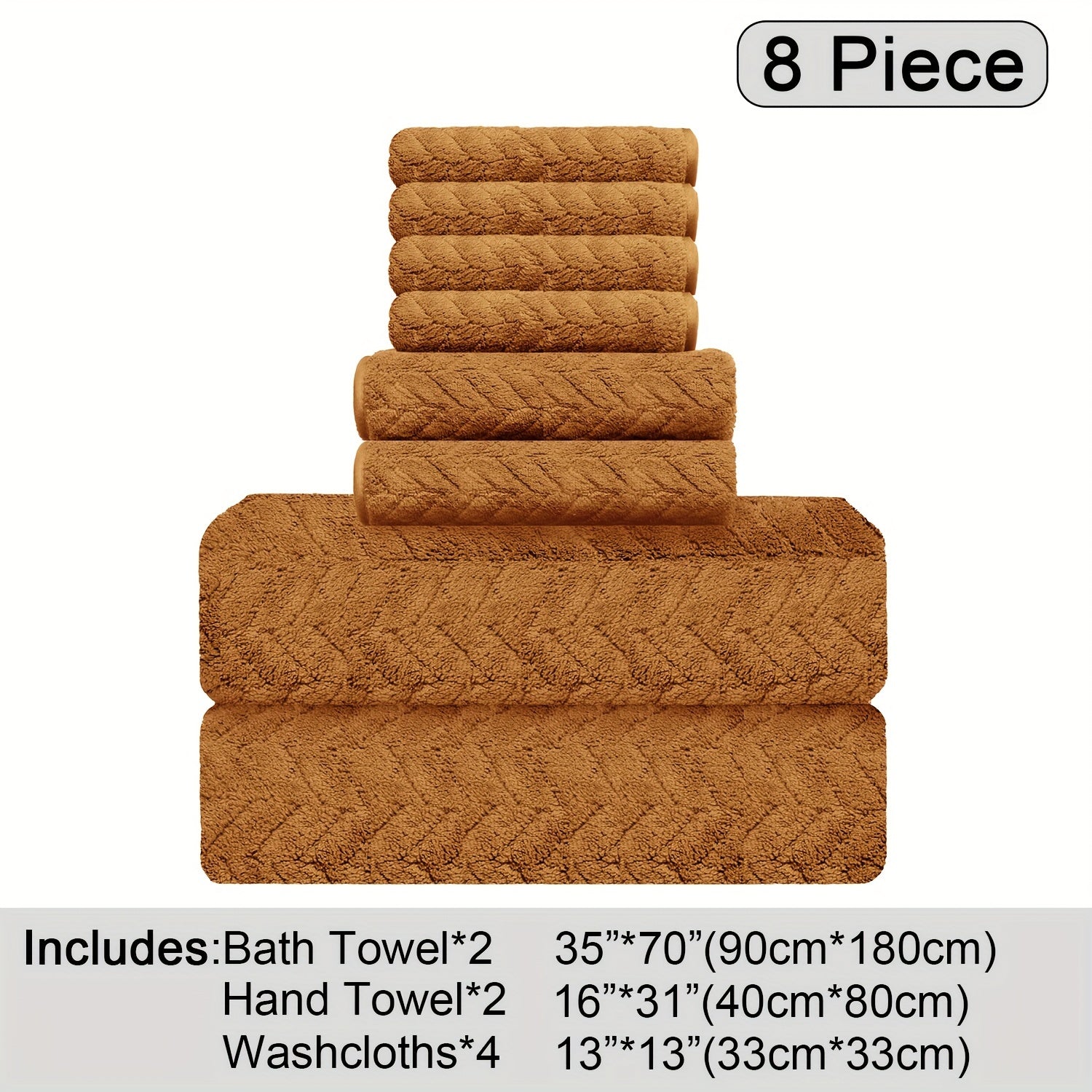 Oversized Bath Towels Set Microfiber