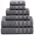 6pcs Purple Towel Set