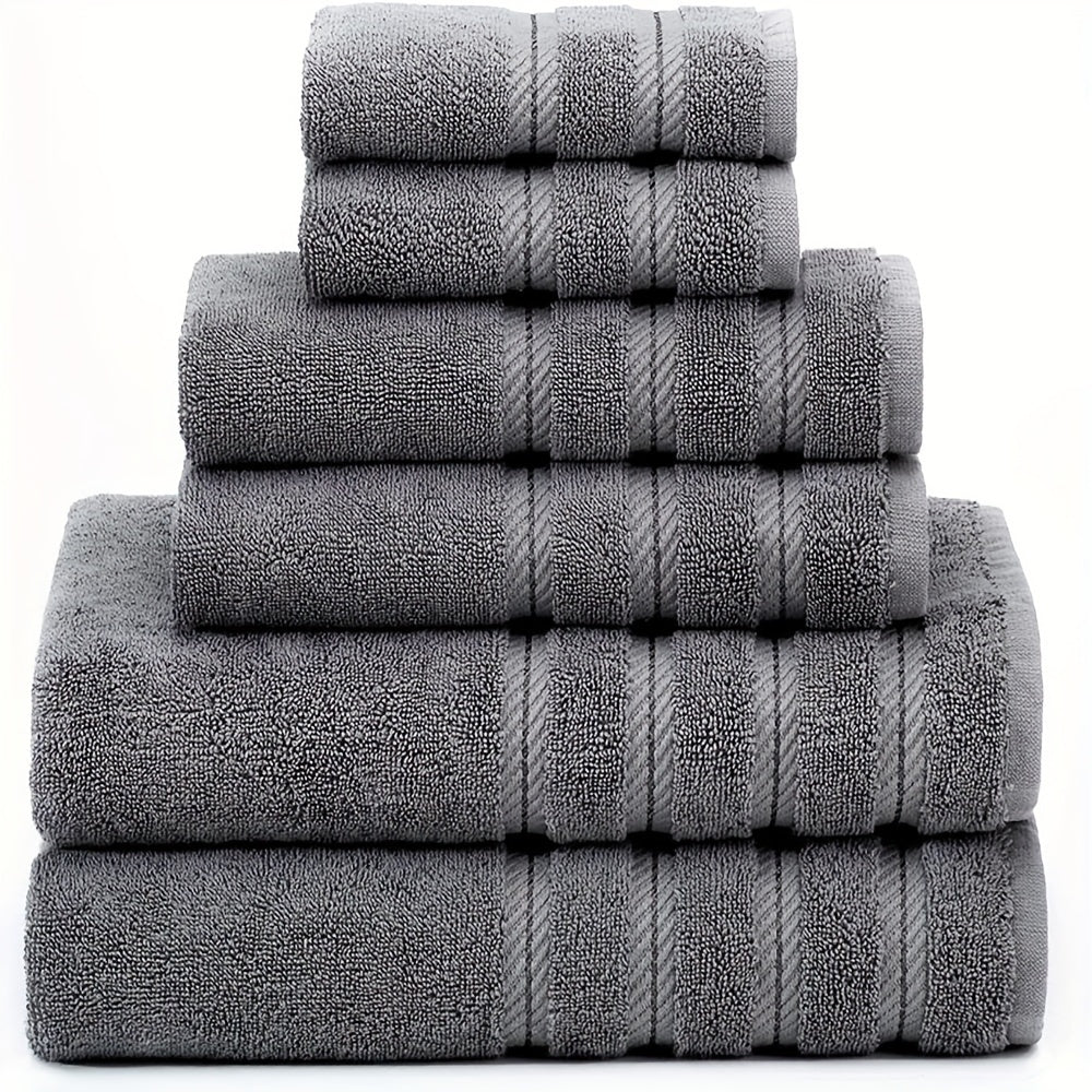 6pcs Purple Towel Set